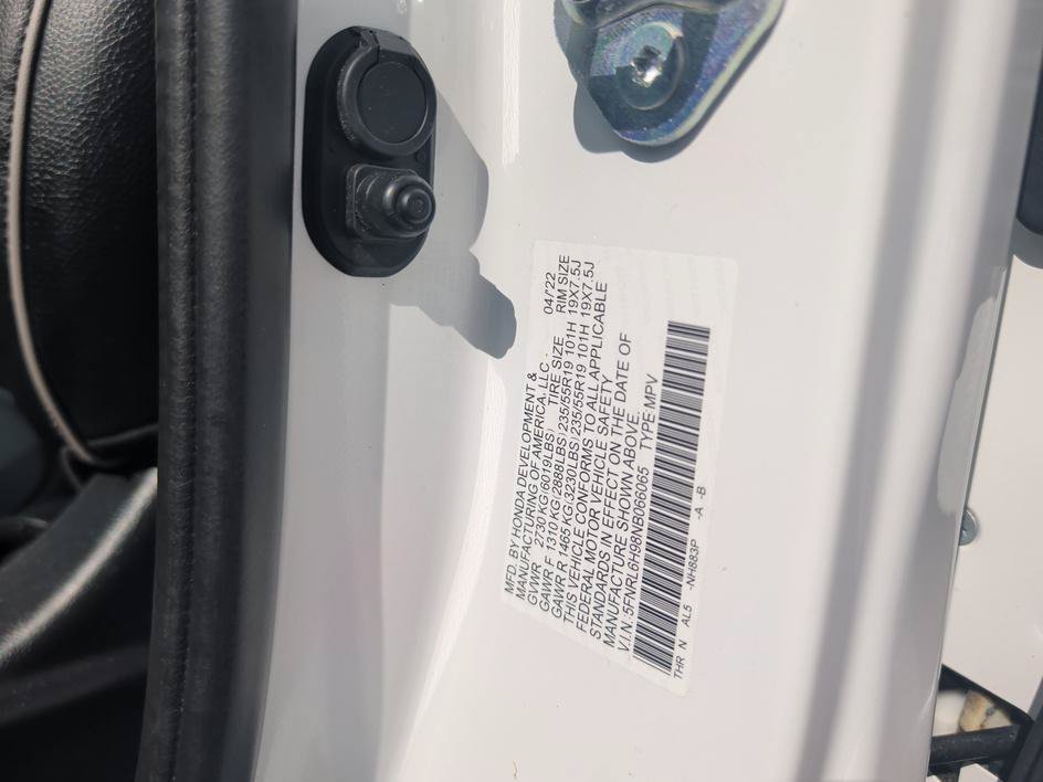 Used 2022 Platinum White Honda Elite image 32