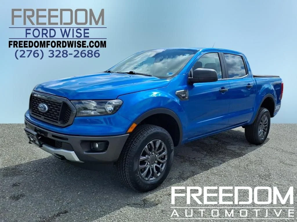 Used 2021 Blue Metallic Ford XLT image 1