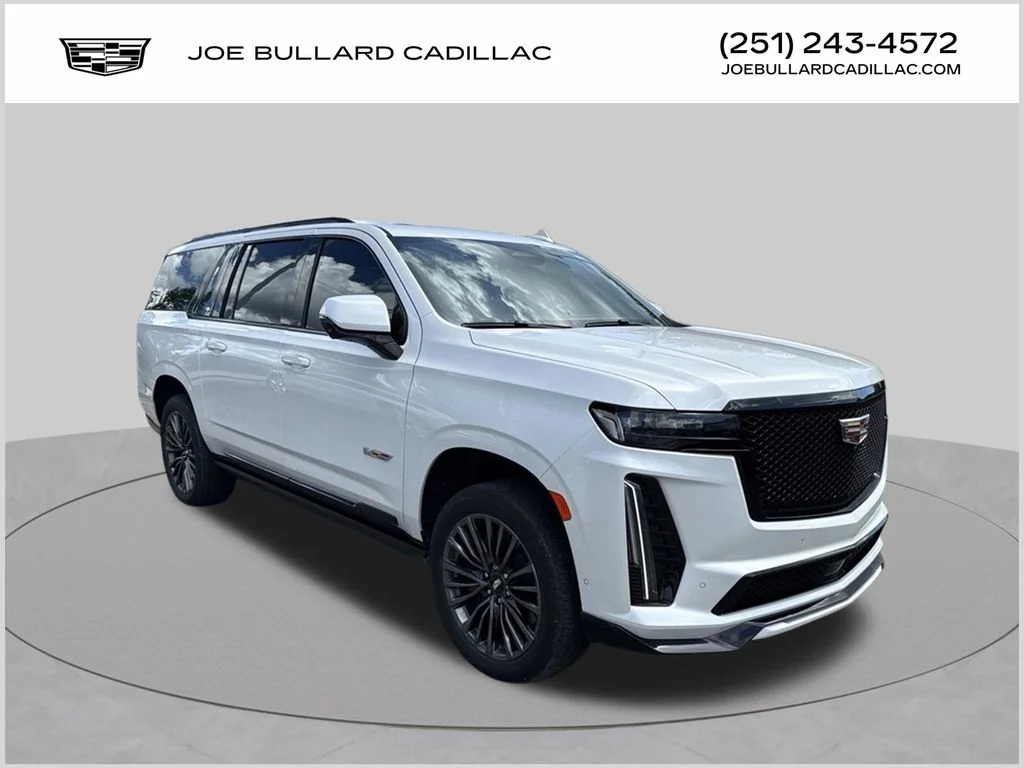 Used 2024 Crystal White Tricoat Cadillac V-Series image 1