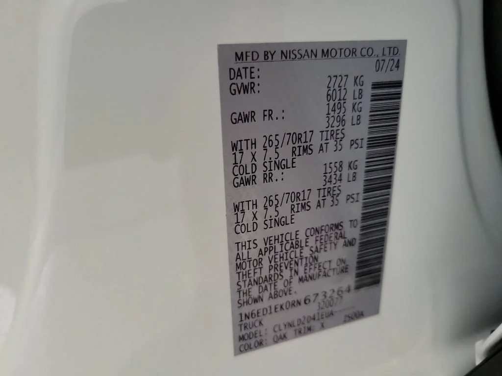 2024 Nissan Frontier PRO-4X - Photo 25
