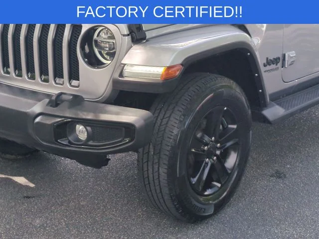 Used 2021 Silver Jeep Unlimited Sahara Altitude image 9