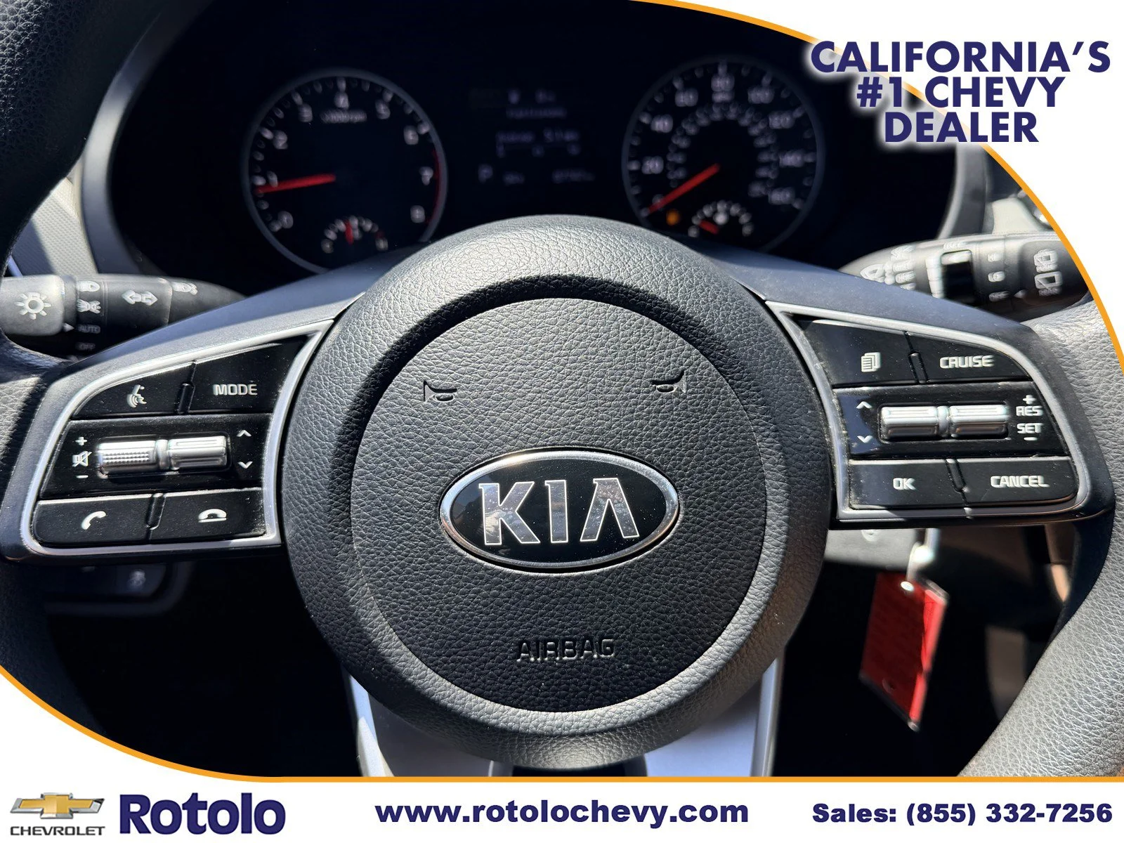 Used 2021 Cherry Black Kia LX image 25