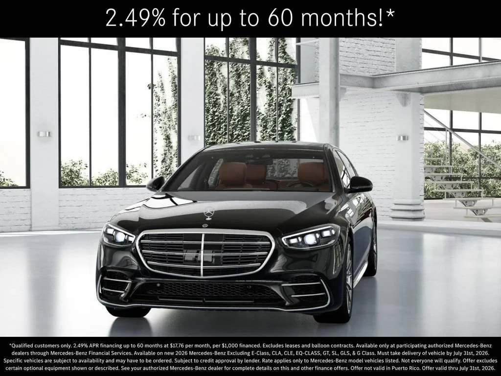New 2026 Obsidian Black Metallic Mercedes-Benz S 580 image 84