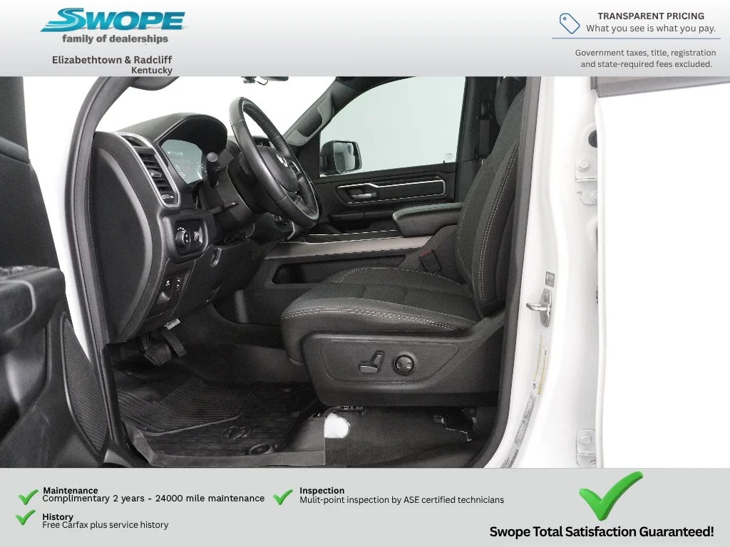 Used 2022 Bright White Clearcoat Ram Big Horn image 12