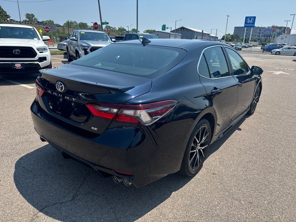 Used 2021 Blue Toyota SE image 7
