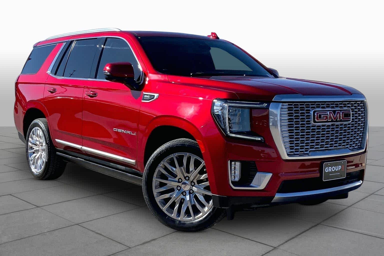 Used 2024 Volcanic Red Tintcoat GMC Denali image 3