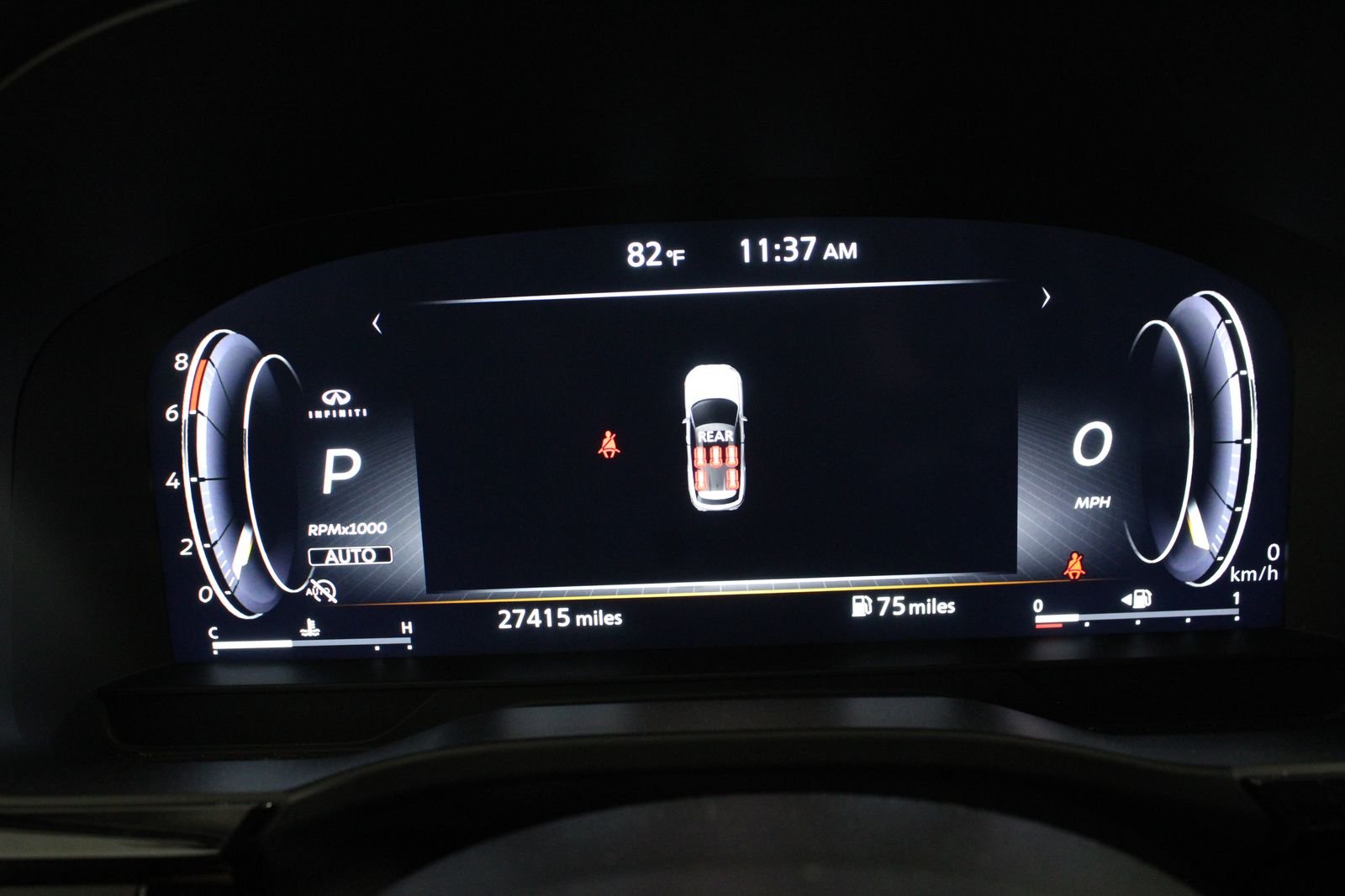 Used 2025 Black INFINITI Sensory image 22