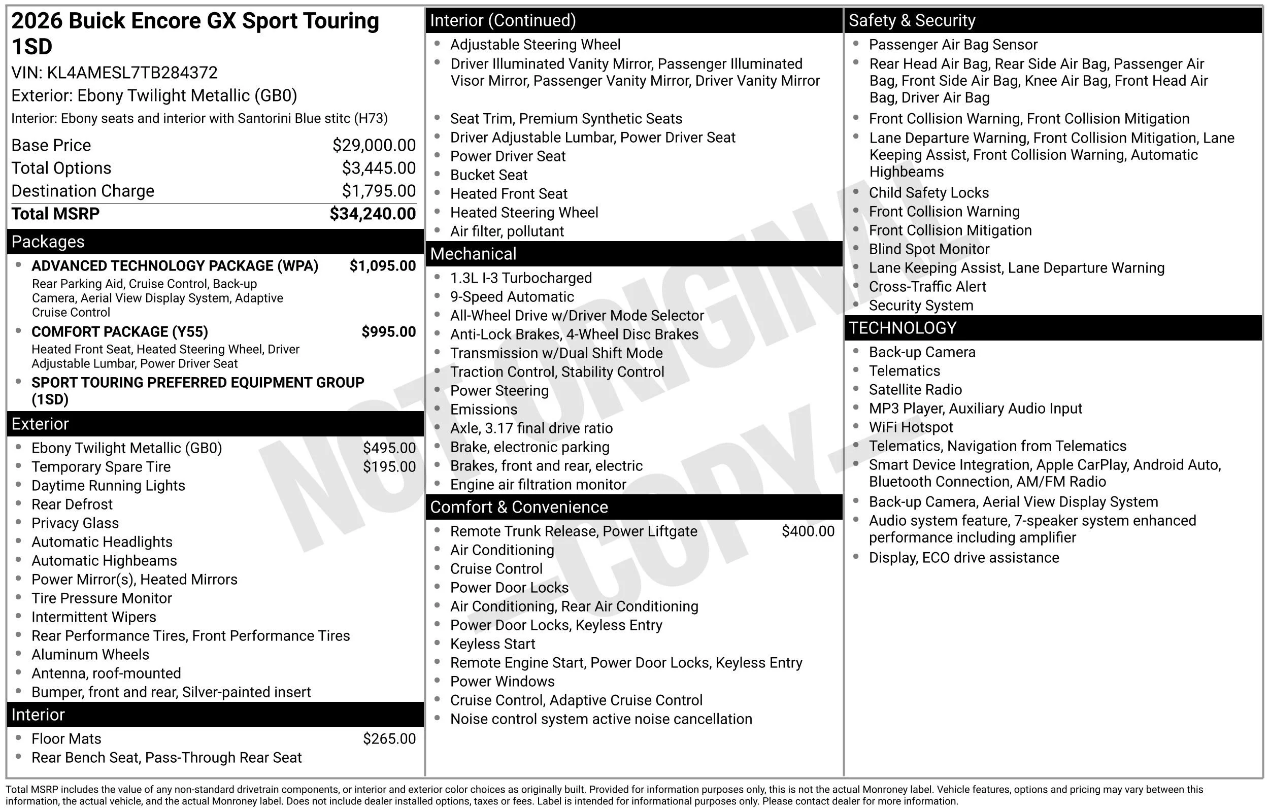 2026 Buick Encore GX Sport Touring - Photo 40