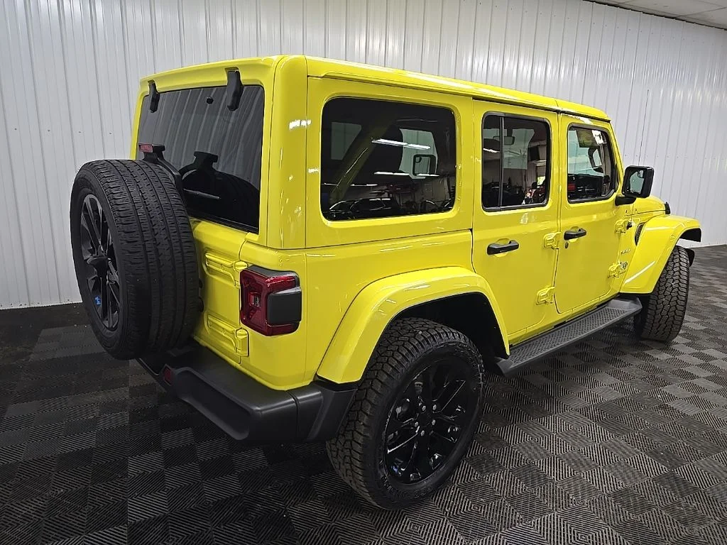 Used 2023 Yellow Jeep Sahara 4xe image 10