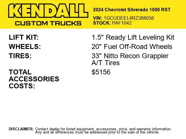 Used 2024 Black Chevrolet RST image 2
