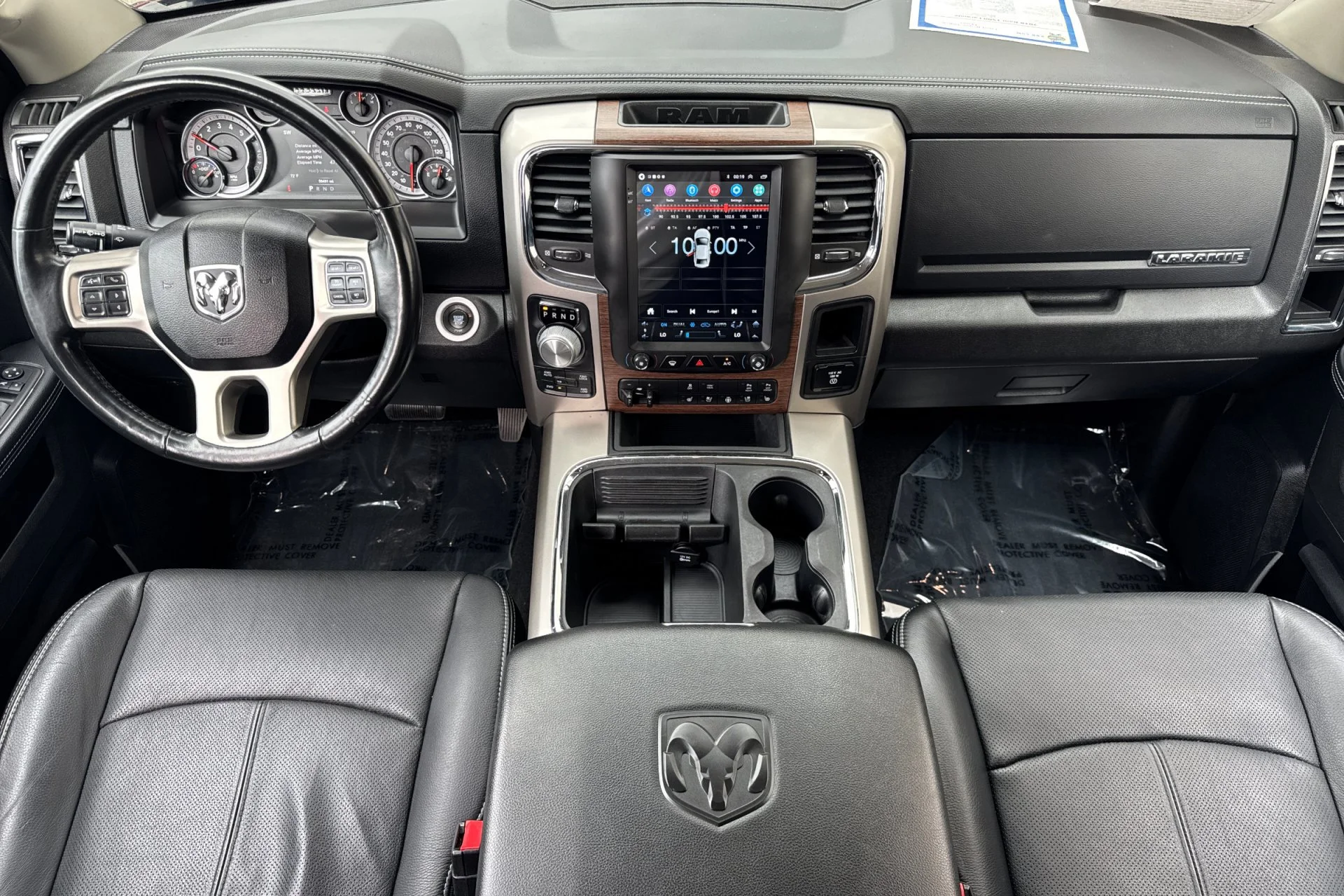 Used 2018 Delmonico Red Pearlcoat Ram Laramie image 3