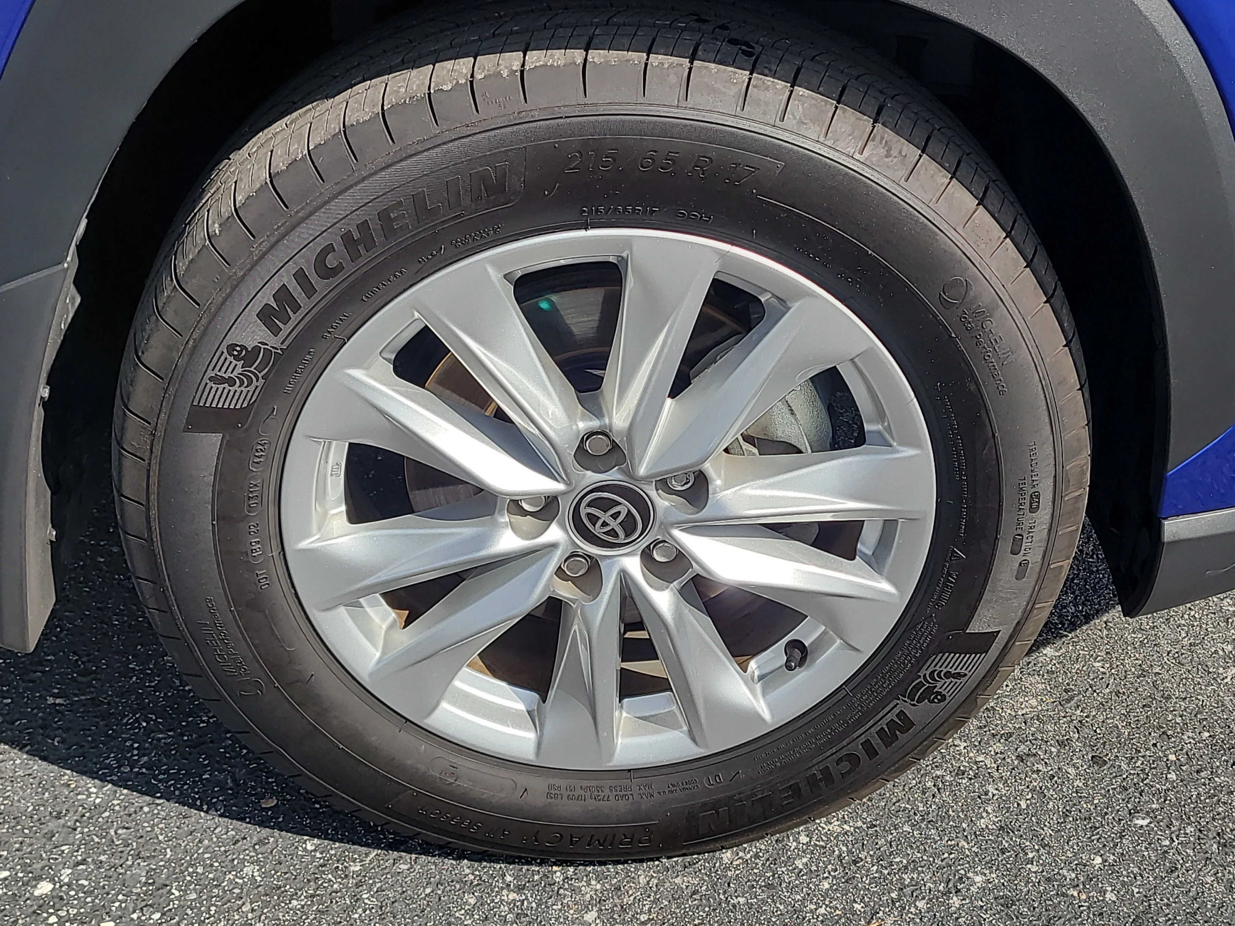 Used 2025 Blue Crush Metallic Toyota LE image 9
