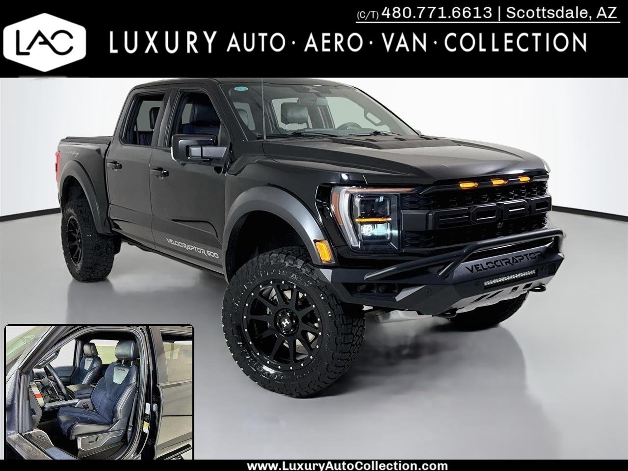 Used 2023 Agate Black Metallic Ford Raptor | Veloci Rapitor 600 Hennessey image 1