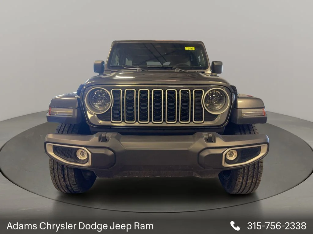 Used 2025 Jeep Wrangler 4xe Sahara 4XE with VIN 1C4RJXP65SW599579 for sale in Adams, NY