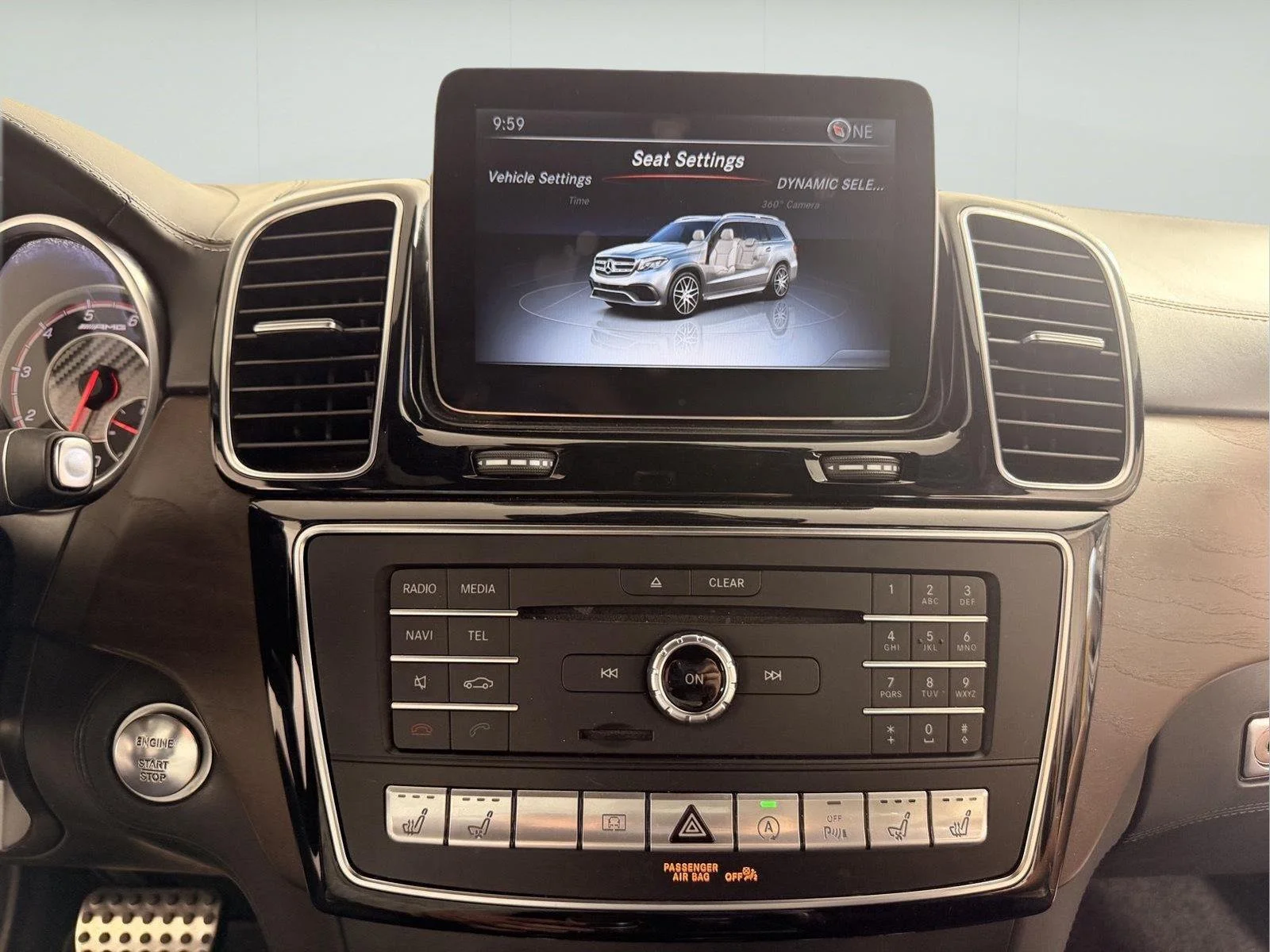 Used 2017 Obsidian Black Metallic Mercedes-Benz AMG® GLS 63 image 43
