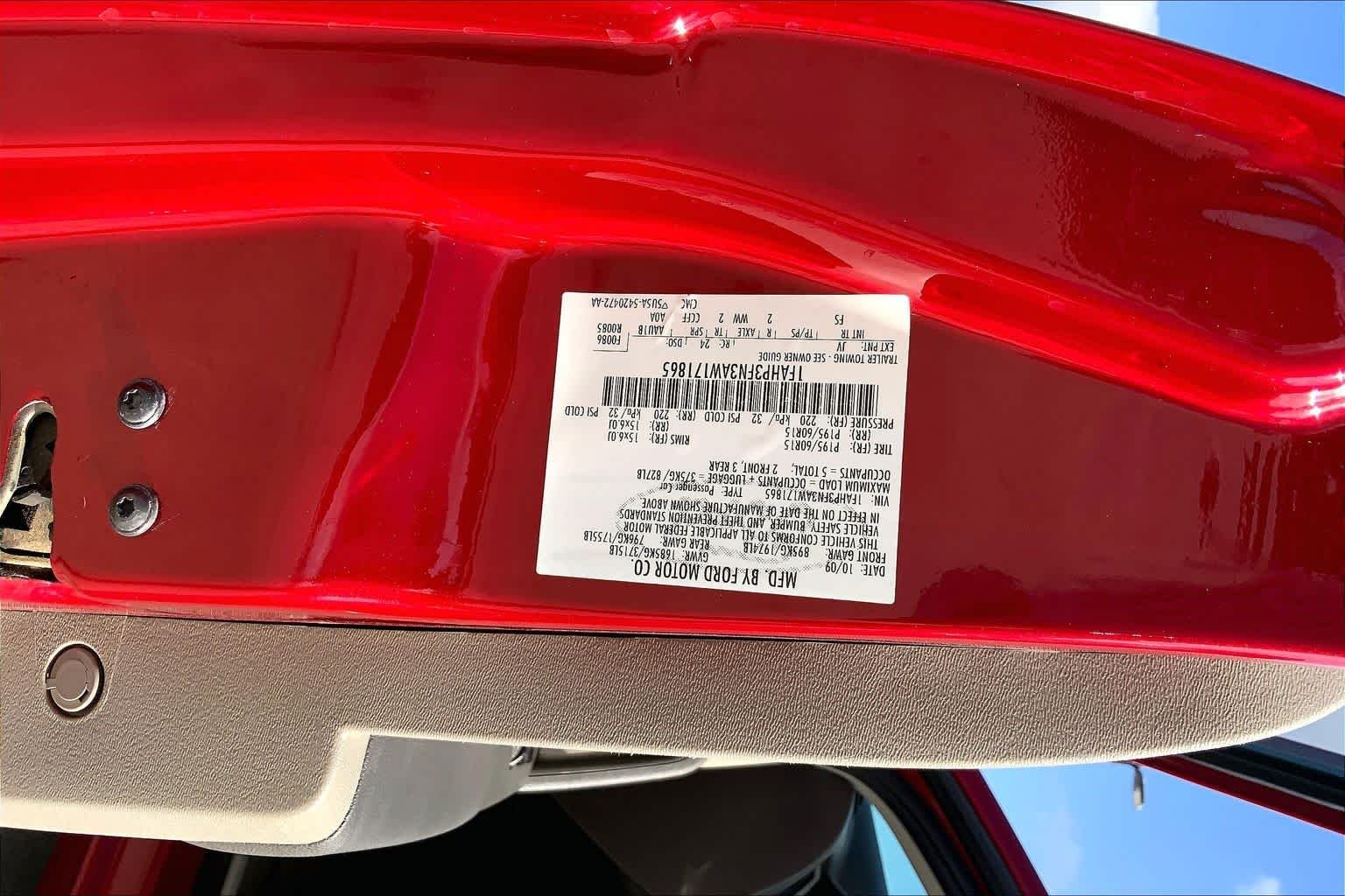 Used 2010 Sangria Red Metallic Ford SE image 34