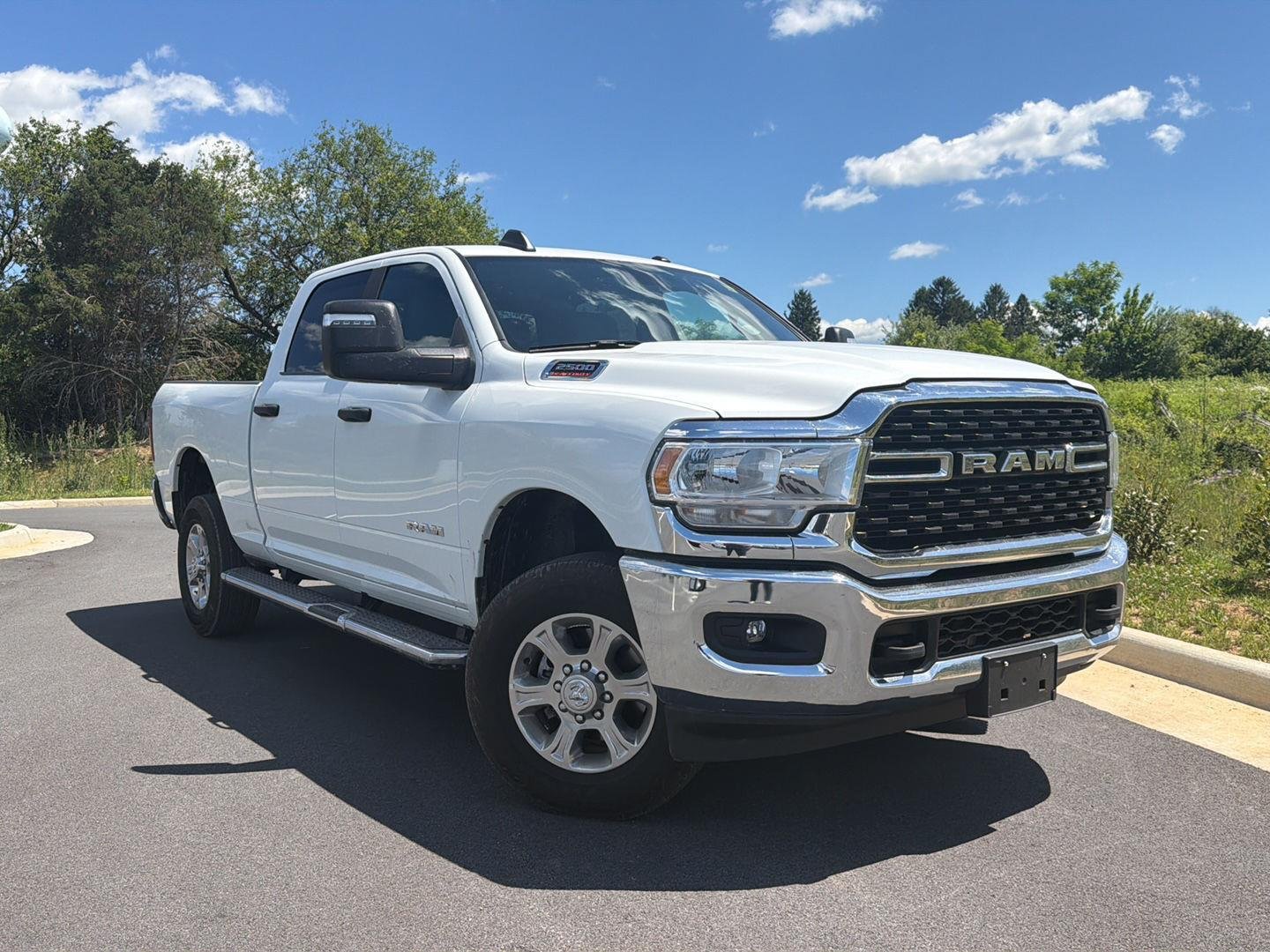 Used 2024 Bright White Clearcoat Ram Big Horn image 1