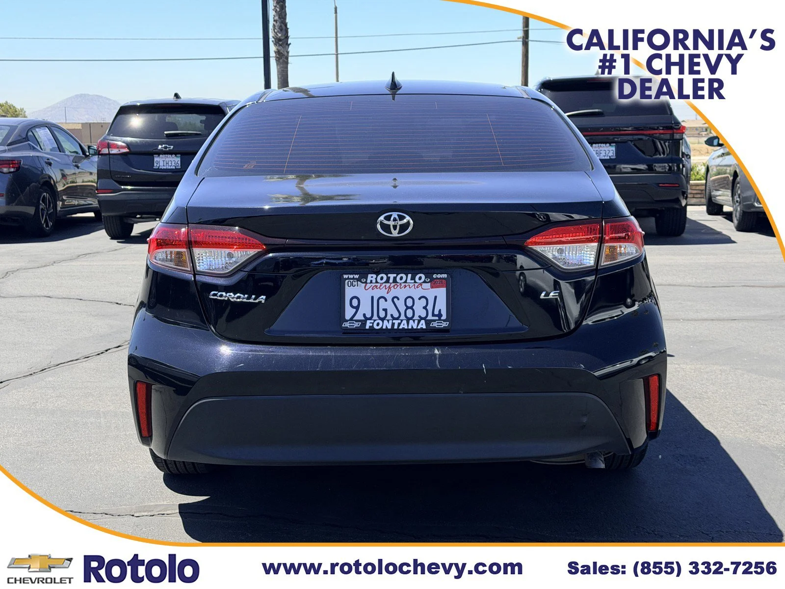 Used 2024 MIDNIGHT BLACK ME Toyota LE image 5