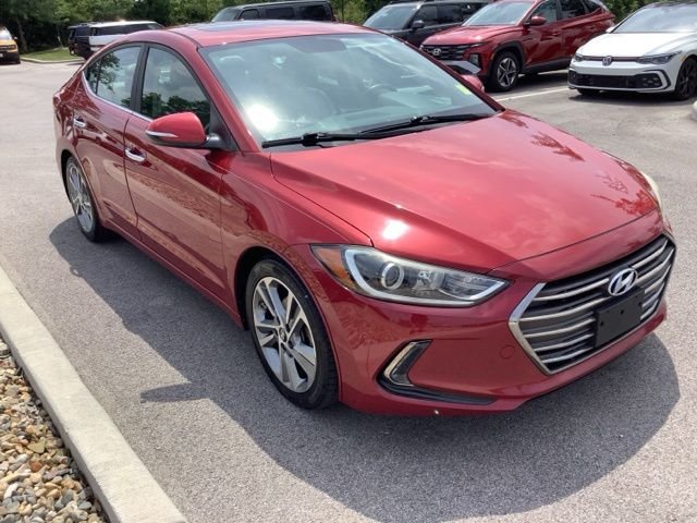 Used 2017 Scarlet Red Hyundai Limited image 3