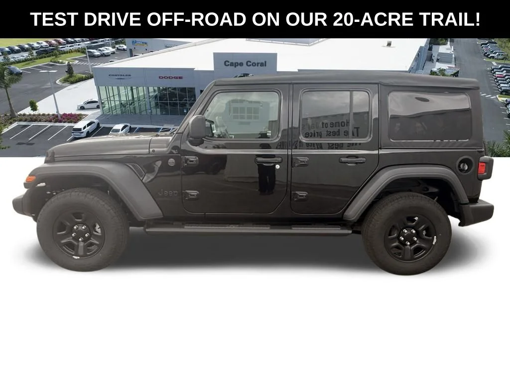 New 2026 Black Clear-Coat Exterior Paint Jeep Sport image 8