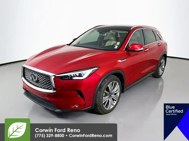 Certified Used 2021 Dynamic Sunstone Red INFINITI Sensory image 4
