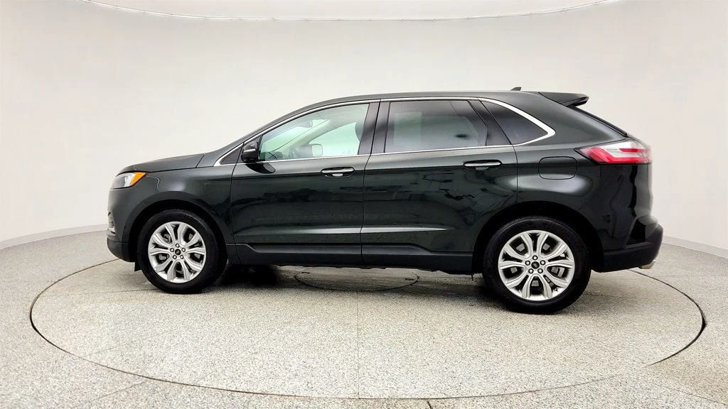 Used 2024 Forged Green Metallic Ford Titanium AWD image 8