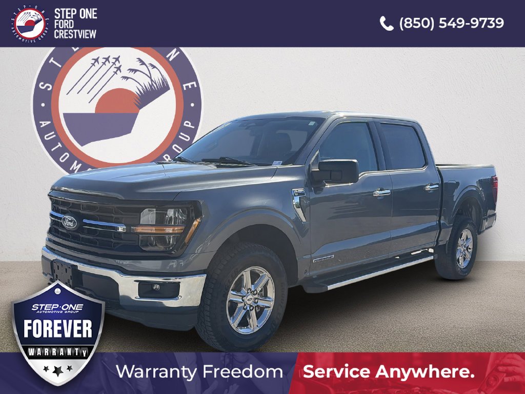 Certified Used 2025 Gray Metallic Ford XLT image 1