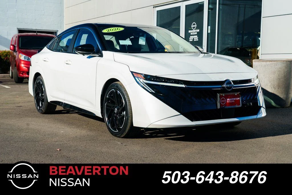 New 2026 Aspen White TriCoat / Super Black Two-tone Nissan SR image 1