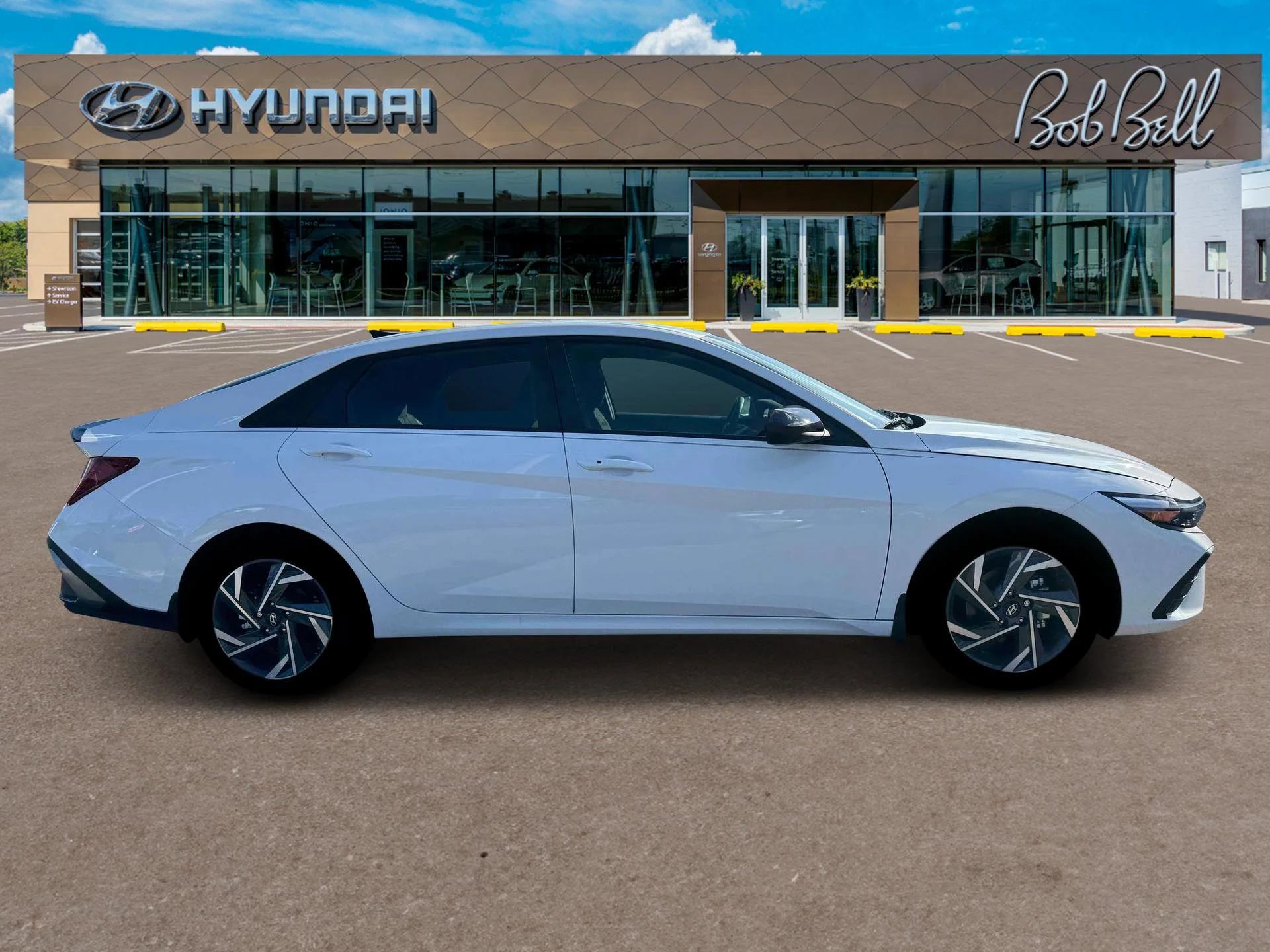 New 2025 White Hyundai SEL Sport image 9