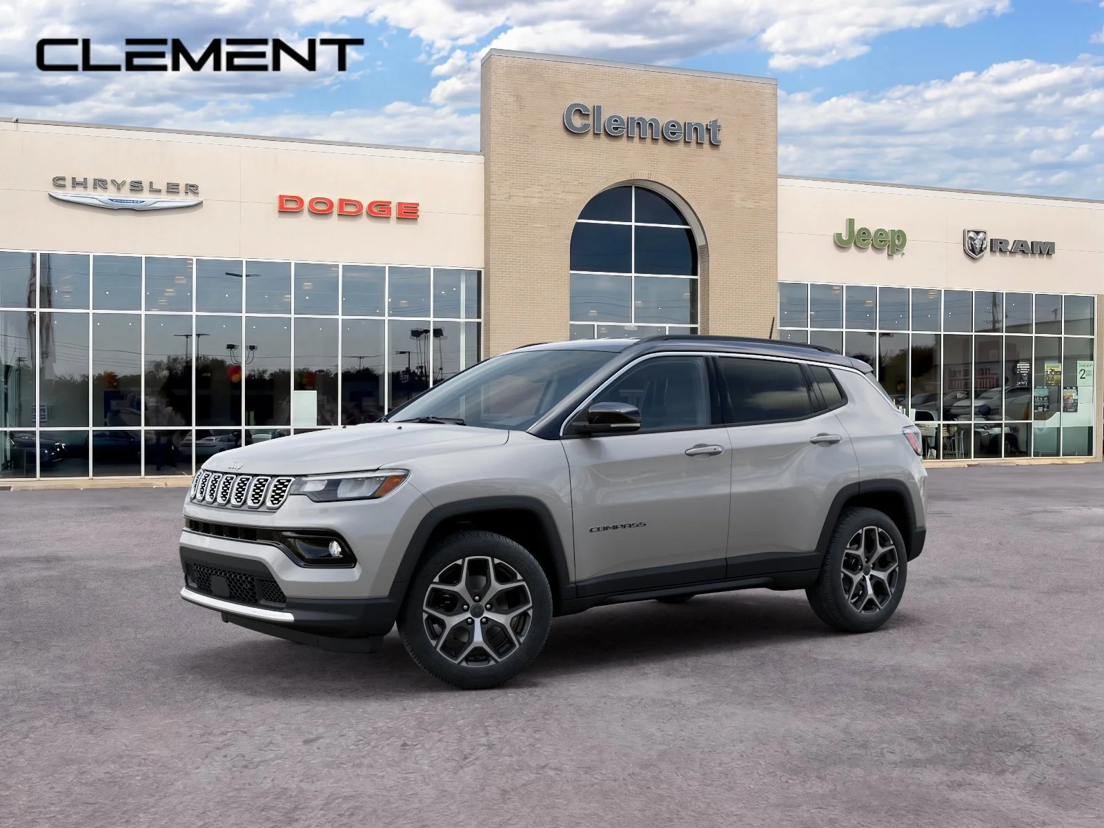 New 2026 Silver Zynith Metallic Clear-Coat Exterior Paint Jeep Limited image 2