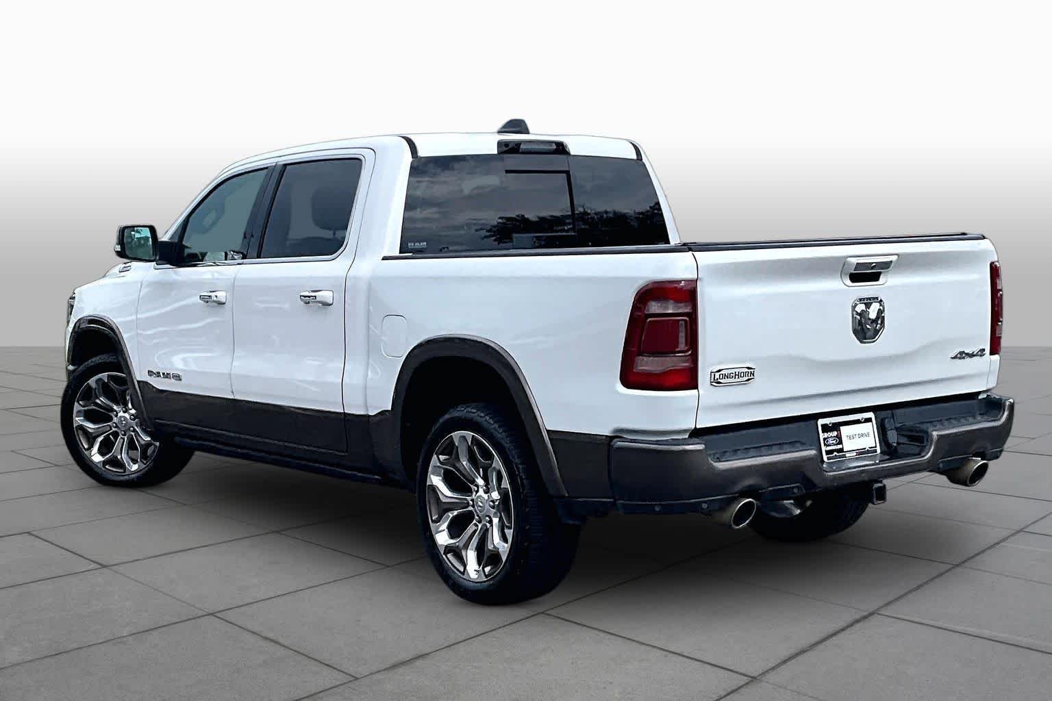 Used 2021 Ivory White Tri-Coat Pearlcoat Ram Longhorn image 12