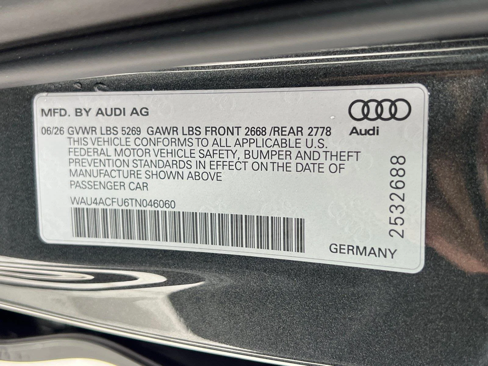 New 2026 Daytona Gray Metallic Audi Premium image 26