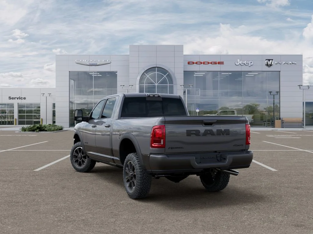 New 2026 Ceramic Gray Clear-Coat Exterior Paint RAM Rebel image 3
