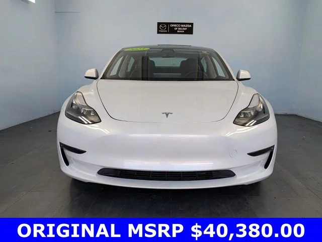 Used 2023 Tesla Model 3 Base with VIN 5YJ3E1EA4PF457556 for sale in Delray Beach, FL