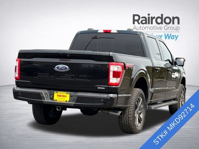 Used 2021 Agate Black Metallic Ford Lariat image 4