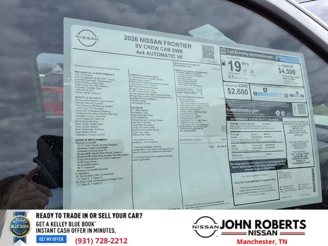 2026 Nissan Frontier SV - Photo 18