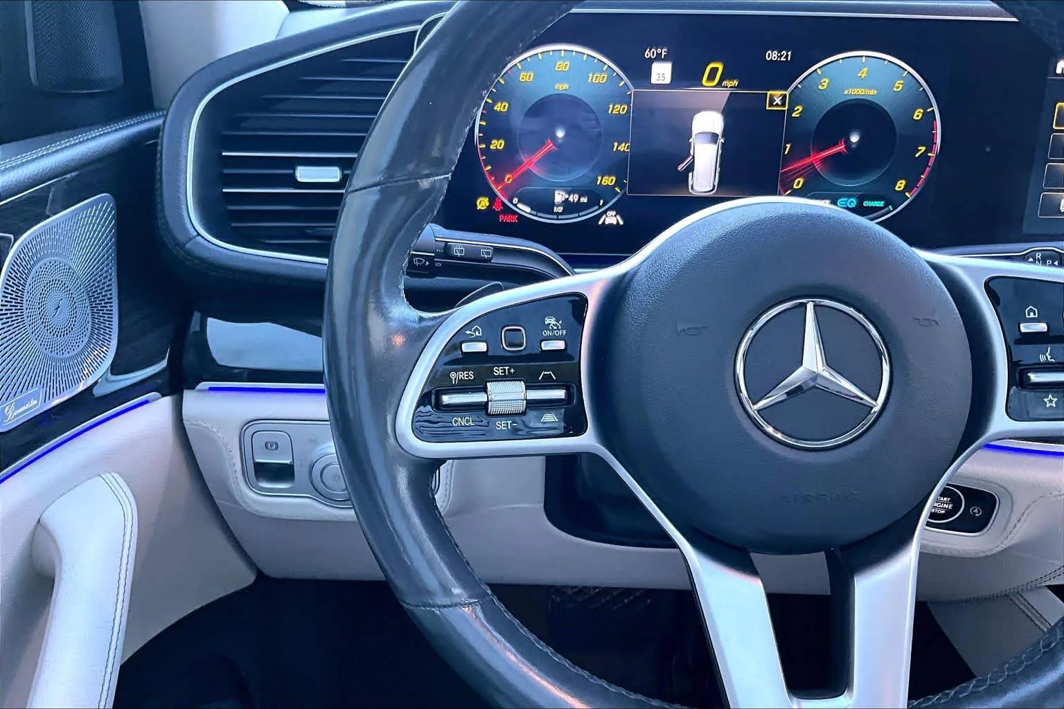 Used 2020 Lunar Blue Metallic Mercedes-Benz GLS 450 image 46