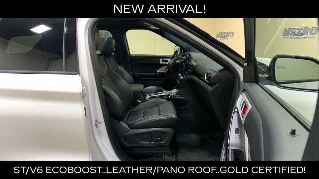 Certified Used 2022 White Metallic Ford ST image 11
