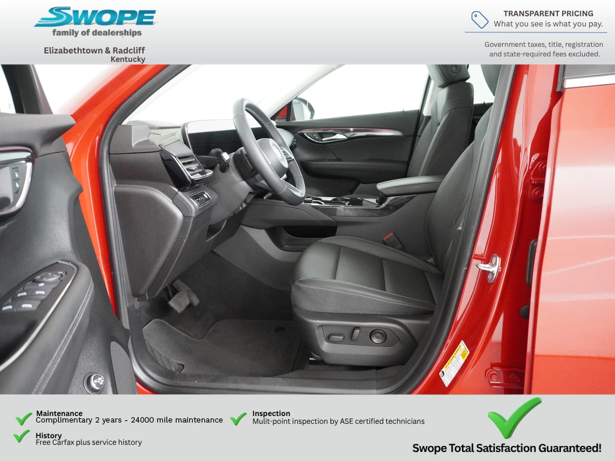 Used 2025 Brilliant Red Buick Preferred image 13