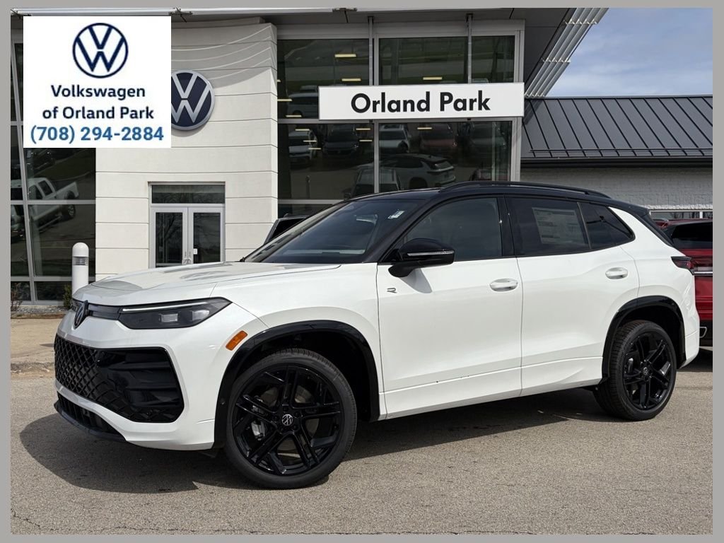 New 2026 Opal White W/Deep Black Roof Volkswagen 2.0T SE R-Line Black image 1