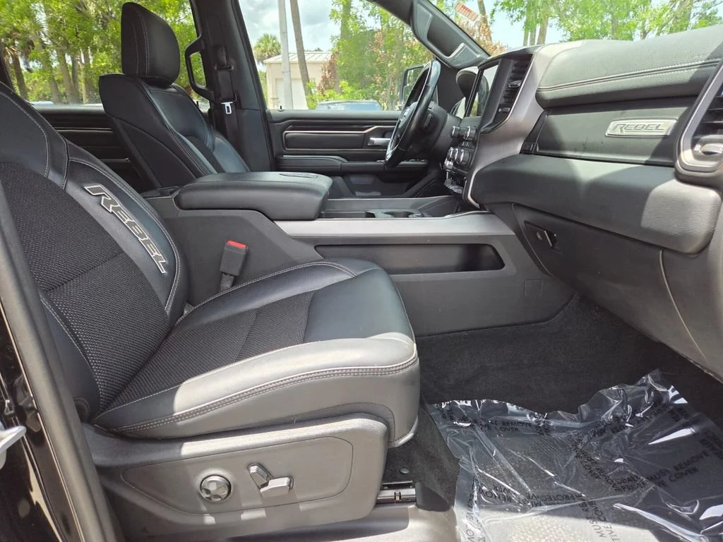 Used 2021 Diamond Black Crystal Pearlcoat Ram Rebel image 15