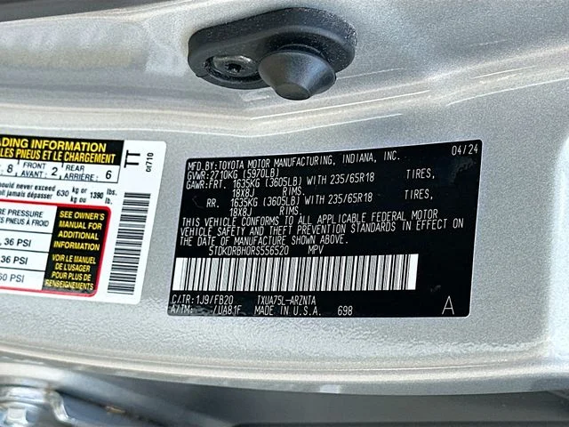 Used 2024 Silver Toyota LE image 31