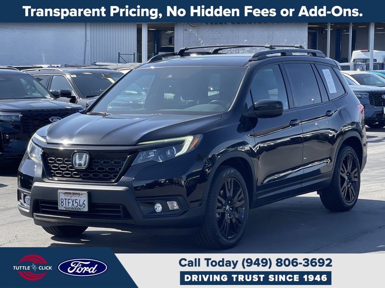Used 2019 Black Honda Sport image 3