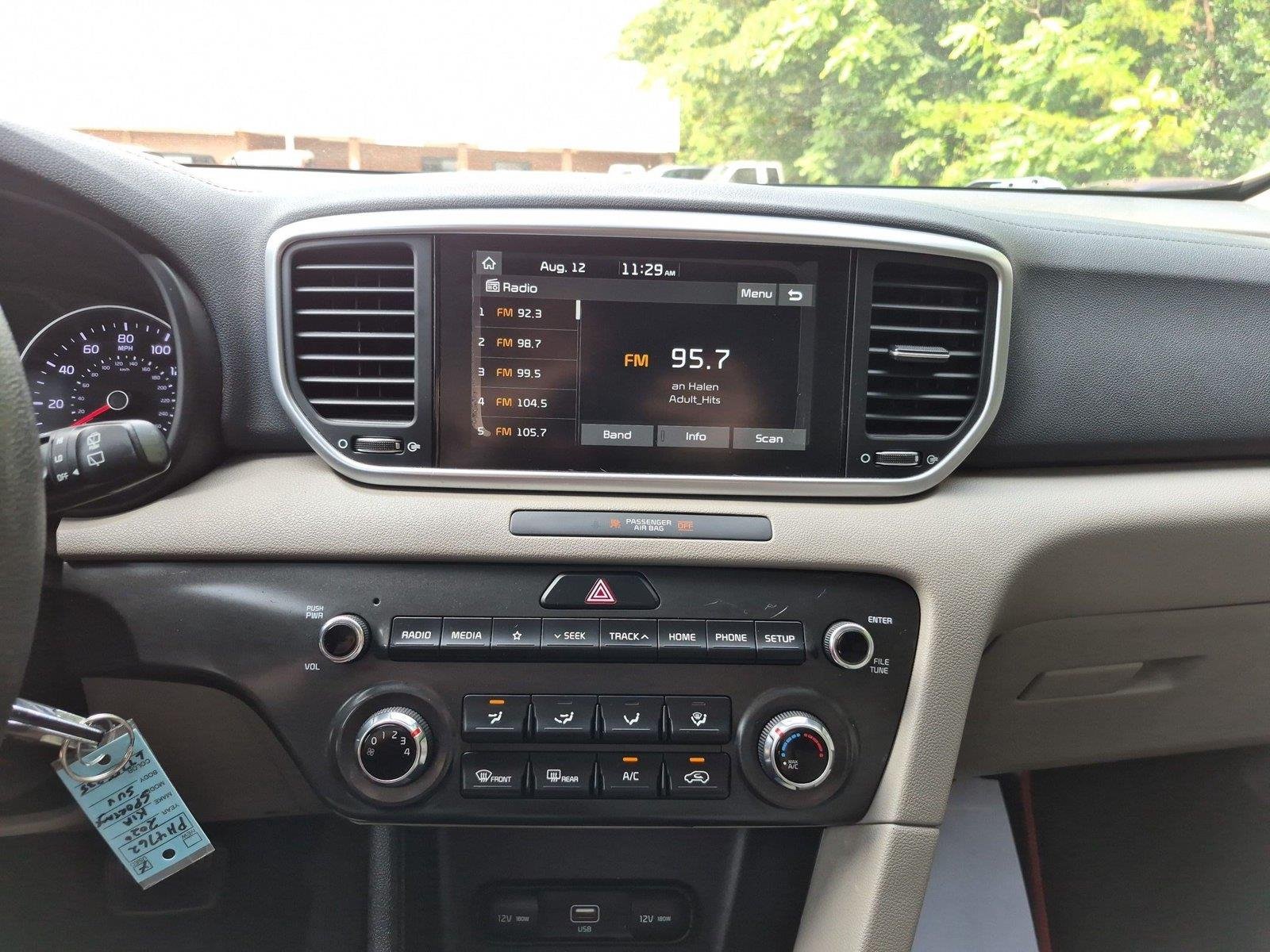 Used 2020 Clear White Kia LX image 24