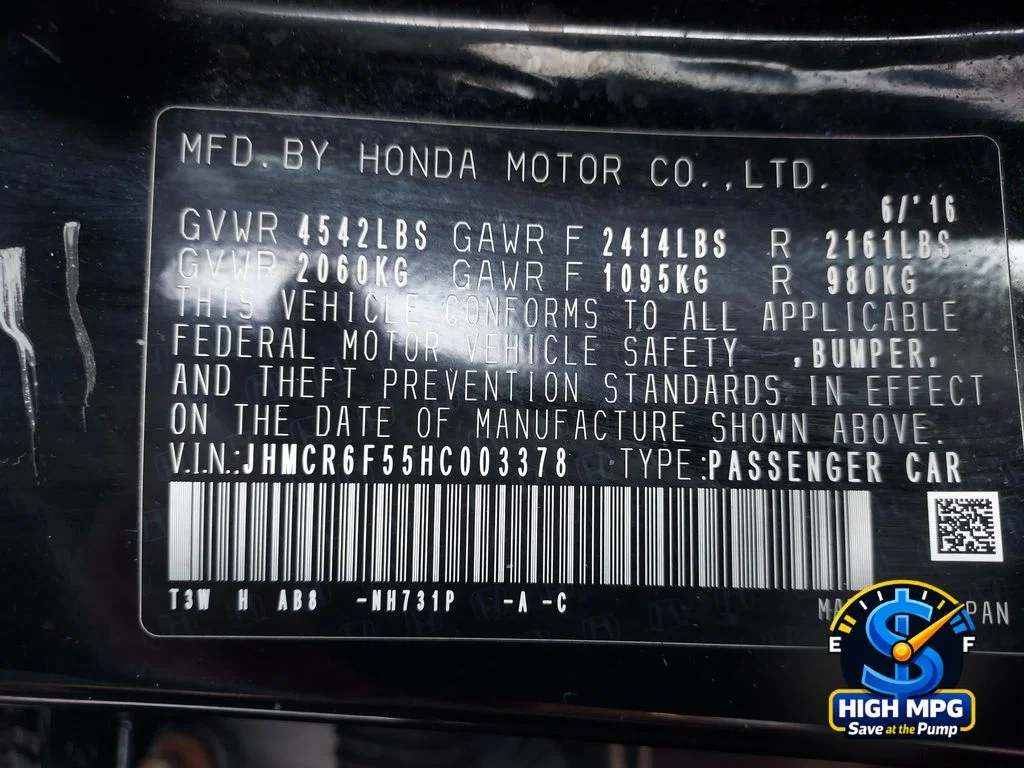 Used 2017 Black Honda EX-L image 33