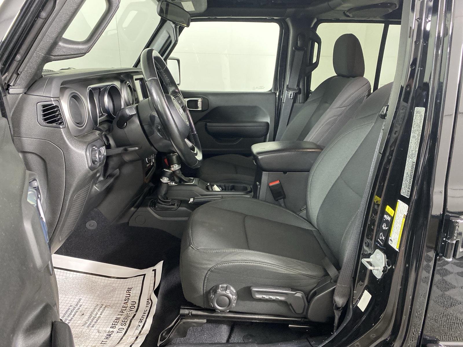 Used 2022 Black Clearcoat Jeep Unlimited Sport S image 7