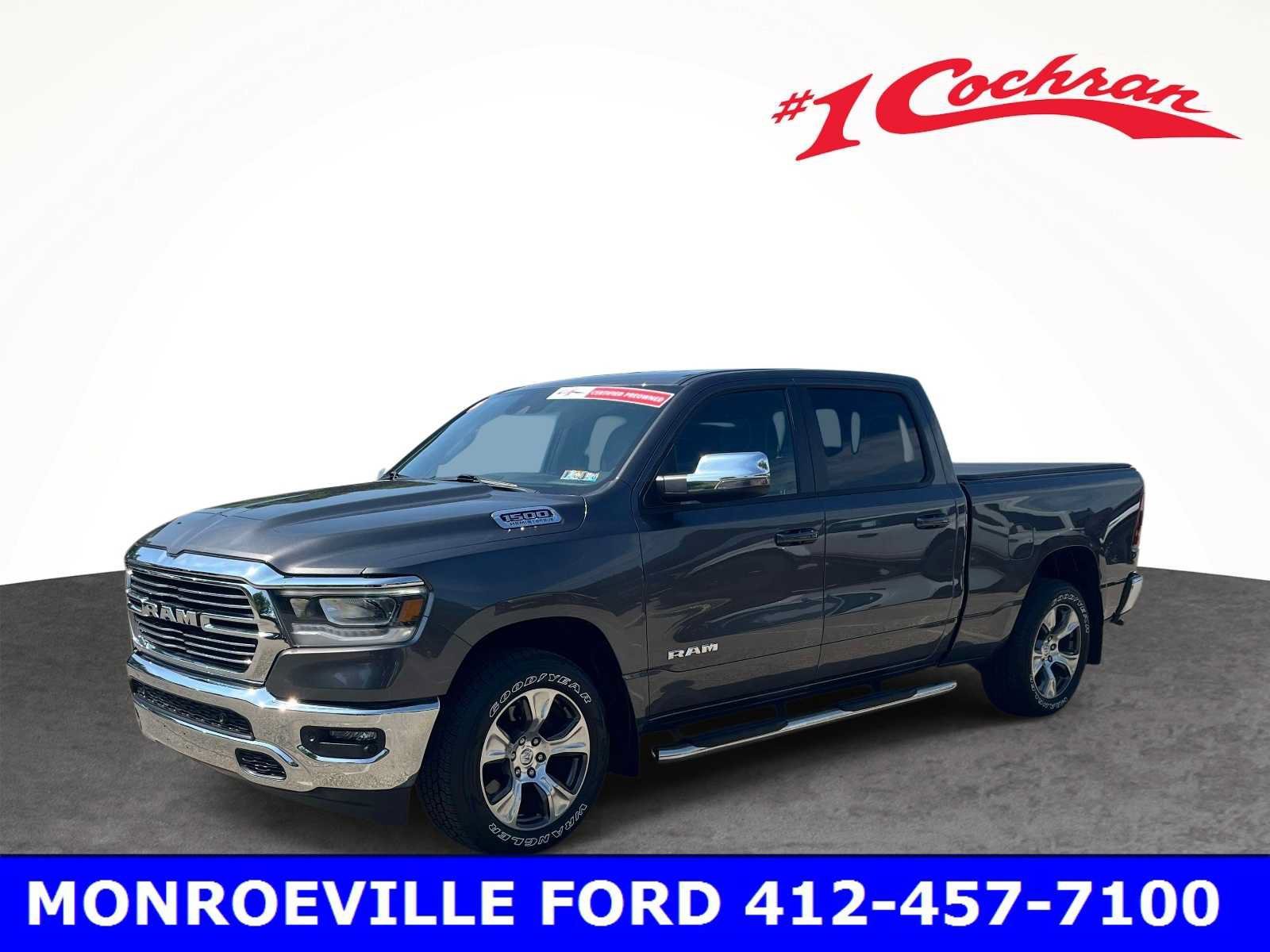 Used 2023 Granite Crystal Metallic Clearcoat RAM Laramie image 16