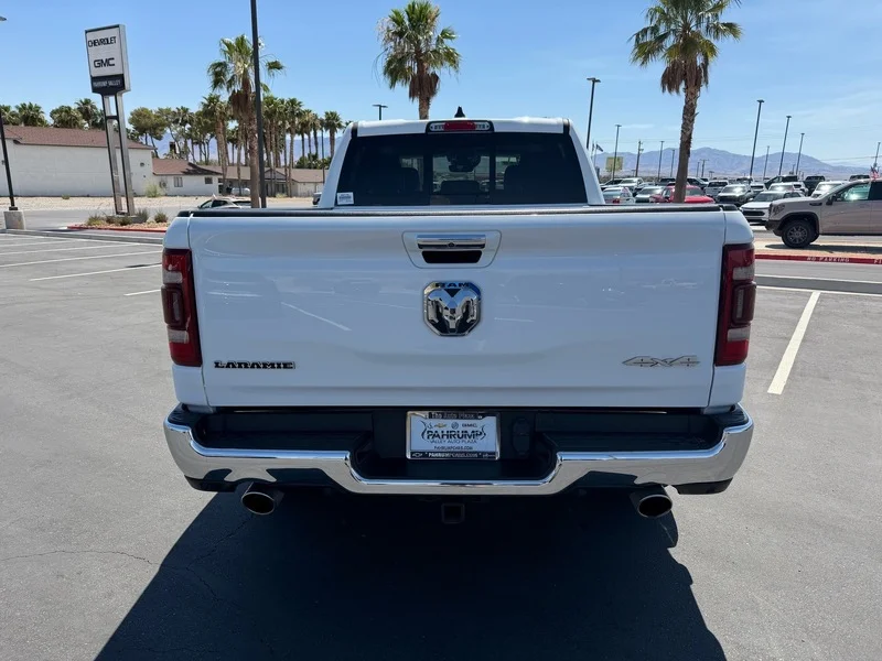 Used 2022 Bright White Clea Ram Laramie image 4