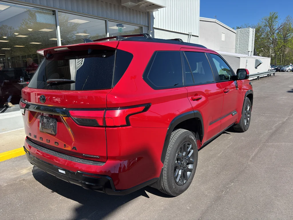 Used 2025 Supersonic Red Toyota Platinum image 4