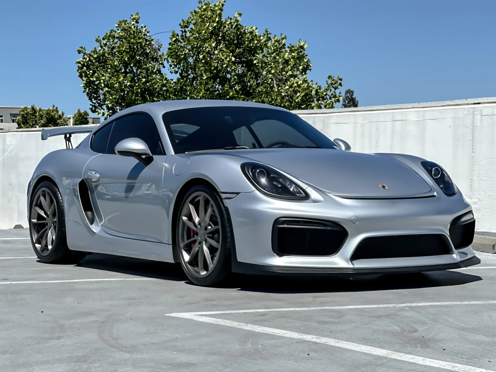 Used 2016 RHODIUM SILVER Porsche GT4 image 9